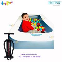 ราคา Intex สระน้ำเป่าลมเด็กเล็ก ทรงสี่เหลี่ยม 1.66x1.00x0.28 ม. รุ่น 57403 + ที่สูบลม ดับเบิ้ลควิ๊ก ทรี (14451209148)