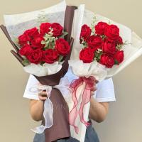 ราคา ช่อดอกกุหลาบ9ดอก ดอกกุหลาบวาเลนไทน์ ช่อดอกไม้ประดิษฐ์ Luukyink Flowers (25638977595)