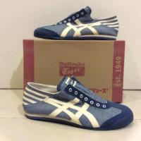 ราคา ONITSUKA TIGER MEXICO 66 SLIP ON PARATY สี BLUE CHAMBREY/NATURAL (1265182917)