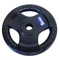 ราคา SETKO Plate แผ่นน้ำหนัก หุ้มยาง 25mm 2.5 KG (Black) (786871699)