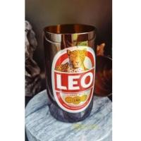 ราคา แก้วลีโอ แก้วสีเหลืองอัมพัน แก้วตัดจากขวด ลีโอ LEO แก้วคลาสสิค แก้วเบียร์ แก้วน้ำ แก้วDIY (27858989025)