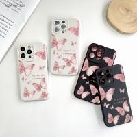 ราคา Samsung Galaxy Note 20 10 9 8 Lite Plus Ultra เคสซัมซุง ผีเสื้อสีชมพู เคสโทรศัพท์ เคส สำหรับ (25761136403)