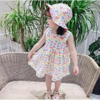 ราคา ชุดเดรสเด็กผู้หญิงลายดอก ชุดลายดอกเด็กผู้หญิง (9928129511)