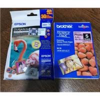 ราคา กระดาษภาพถ่าย 4R 35 แผ่น ผิวมัน durabite epson brother (40862729287)