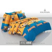 ราคา ​FOUNTAIN ผ้า​ห่ม​ นวม​ พร้อม ผ้าปู ที่นอน 3.5ฟุต 5 ฟุต 6ฟต ฟาวเท่น​ ลายการ์ตูน​ ​ลายมินเนียน แคทลียา cattleya (1418610573)
