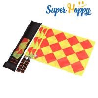 ราคา ธงไลน์แมน (1คู่/2ด้าม) พร้อมซองเก็บธง ธงผู้ตัดสินฟุตบอล สําหรับเล่นกีฬา ธงกรรมการ (16295842765)