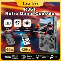 ราคา เครื่องเกมพกพา R36S หน้าจอ IPS 35 นิ้ว ระบบ Linux 128GB แบตอึด Retro พร้อมส่ง รับประกัน ของขวัญ (41420545354)