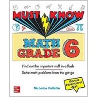 ราคา Mcgraw Hillหนังสือ|9781260464085|MUST KNOW MATH GRADE 6 (11294579535)
