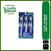 ราคา Systema แปรงสีฟัน Super Thin Comfort - SlimTech Super Value Pack 3s (44357115694)