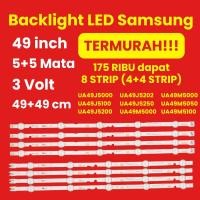 ราคา MATA SAMSUNG 49 INCH LED TV BACKLIGHT TOTAL CONNECTION 10 EYES UA49J5000 UA49J5100 UA49J5200 UA49J5202 UA49J5250 UA49M5000 49M50 UA49M5100 10 ปุ่ม LED 10S UA (41464569543)