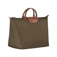 ราคา แท้ % Longchamp le pliage travel bag XL - Khaki (22690092609)