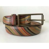 ราคา มือสอง เข็มขัด Paul Smith Skinny Swirl Belt (ของแท้ 100%) (868358719)