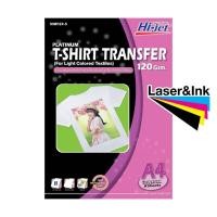 ราคา กระดาษลอกลายลงผ้า A4 120แกรม สีอ่อน (5แผ่น) HI-JET NIW124-5 (5048098065)