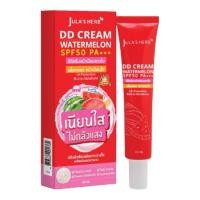 ราคา [1หลอด] จุฬาเฮิร์บ ดีดี ครีม วอเตอร์เมล่อน Jula's Herb DD Cream Watermelon SPF50 PA+++ 40 มล. ดีดีครีมกันแดดแตงโม (24270423936)