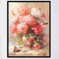 ราคา ผีเสื้อรักดอกไม้ปักครอสติผลิตภัณฑ์ใหม่ดอกโบตั๋นแจกันพิมพ์ปักครอสติมือเย็บปักถักร้อยทําเองแพคเกจวัสดุ2025รูปแบบใหม่ (29982522611)