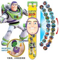 ราคา Toy Story Kids Watch 24 Image Projector Digital Childrens Toy Watch Baby Shark Dinosaur (26454602007)