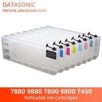 ราคา 8 Color 7880 Empty Refillable Ink Cartridge For Epson Stylus Pro 9880 7800 9800 7450 9450 7400 9400 Printer 300ML T6041- (18193214713)