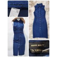 ราคา แบรนด์ Miss Sixty ยีนส์ยืด เดรสยีนส์มือสอง อกไม่เกิน 34" เอวไม่เกิน 28" สะโพกตึง 36" นำเข้าเกาหลี จีน (42604767652)