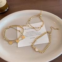 ราคา สร้อยข้อมือเหล็กไทเทเนียมหัวใจสำหรับผู้หญิง มาพร้อมสร้อยข้อมือกระดูกงู (41667700257)