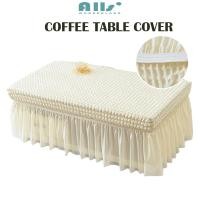 ราคา ผ้าคลุมโต๊ะกาแฟ ทรงสี่เหลี่ยมผืนผ้า พร้อมชุดเดรส ผ้า Seersucker นุ่ม ลูกไม้ กันฝุ่น ผ้าปูโต๊ะ ห้องนั่งเล่น ผ้าปูโต๊ะ บ้าน เดโรเรชั่น (17180247727)