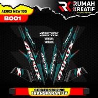 ราคา Yamaha Aerox VVA 155 2022 Tosca Motorcycle Sticker Striping / Transparent Aerox 155 Striping (42918775202)