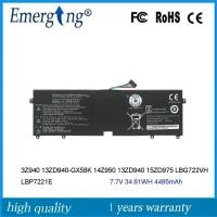 ราคา แบตเตอรี่ LBP7221E 7.7V สำหรับ LG 13Z940 13ZD940-GX58K 14Z950 LBG722VH 14ZD960-GX5GK 15Z960 15Z975 (24183501616)