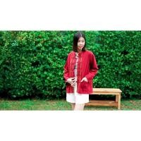 ราคา เสื้อผ้าฝ้าย เสื้อผ้าเมือง พื้นเมือง ล้านนา สีแดง (21093282985)