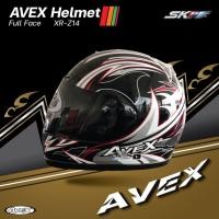ราคา หมวกกันน็อคเต็มใบยี่ห้อAVEXรุ่นXRแว่นดำลายZ14ดำ (ไซด์Lขนาด59-60ซม.) (28216612633)