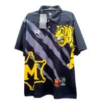 ราคา สินค้าพร้อมจัดส่ง เสื้อเอ็ม 150 เสื้อยืดฟุตบอลคอปก สีดำ WARRIX M150 แท้ พรีเมี่ยมแท้ 100 % (25370419122)