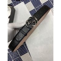 ราคา กุชชี่ Gucci GG Interlocking Supreme Belt 4cm เข็มขัดบุรุษ Men's belt (29914111667)