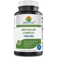 ราคา Brieofood Bee Pollen Complex 1000 mg 120 Tablets - Made with Bee Pollen, Bee Propolis, & Royal Jelly Powder (43820304780)