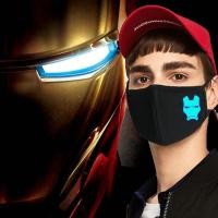 ราคา พร้อมส่งได้รับใน 1-2 วัน ผ้าปิดปากเรืองแสง IRONMAN ไอร่อนแมน ไอรอนแมน แมสปิดปาก แมสปิดปากเรืองแสง (ผ้า Cotton 2 ชั้น) (6441713701)