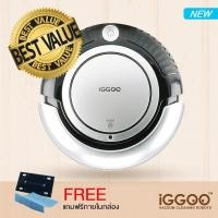 ราคา iGGOO หุ่นยนต์ดูดฝุ่น ถูพื้นรุ่น One (สีดำ) (453089324)