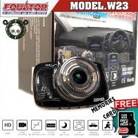 ราคา กล้องติดรถยนต์ EQUATOR DVR W23 FREE MEMORIES SD CARD 8GB จอแสดงผล 2.7"TFT LCD บันทึกเสียงได้ในตัว (23036559896)