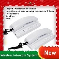 ราคา อินเตอร์คอมโทรศัพท์ ระบบอินเตอร์คอมไร้สาย 433Mhz การโทร อินเตอร์คอม โทรศัพท์มือถือ ที่ปลอดภัย ขยายได้ สําหรับคลังสินค้า สํานักงาน เสียงอินเตอร์คอมสองทาง (22730305394)