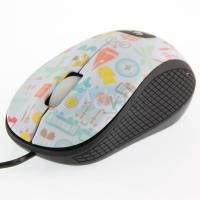 ราคา 45 DEGREE เมาส์ USB Optical Mouse (F-49) Blue/Black ของแท้ (152799074)