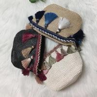 ราคา กระเป๋าแฟชั่นสะพายข้างงานสานทรงกระถางด (5108768630)