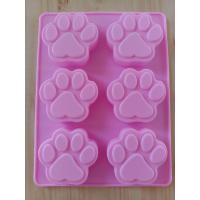 ราคา #มือสอง# แม่พิมพ์วุ้นรูปอุ้งเท้าแมว 6 ช่อง แม่พิมพ์ซิลิโคน แม่พิมพ์ขนม 3D (17199279455)