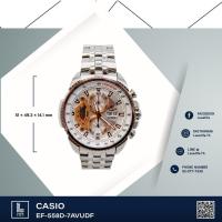 ราคา นาฬิกาข้อมือ CASIO รุ่น EF-558D-7AVUDF Edifice -นาฬิกาข้อมือผู้ชาย สีเงิน/พิงค์โกล สายสแตนเลส (502209849)