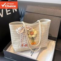 ราคา 1ชิ้นที่เรียบง่ายชนบทสไตล์กระเป๋าสตรีกับปมผีเสื้อดอกไม้เล็กๆจี้เส้นตกแต่งเนื้อกระเป๋าสะพายความจุขนาดใหญ่สีทึบผู้หญิงสิริกระเ (27357839731)