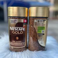 ราคา เนสกาแฟ โกลด์ เดอ ลุกซ์คอฟฟี่ กาแฟสำเร็จรูปชนิดฟรีซดราย 200 กรัม (Nescafe Gold De Luxe Freeze Dried Coffee 200g)