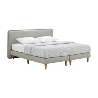 ราคา INDEX LIVING MALL เตียงนอน รุ่นนอลทิซ ขนาด 5 ฟุต - สีเทาอ่อน (40507569269)