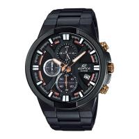 ราคา Casio Edifice นาฬิกาข้อมือผู้ชาย สายสเตนเลส รุ่น EFR-544BK-1A9 - สีดำ (1489745614)