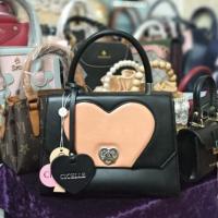ราคา กระเป๋าถือ แบรนด์แท้ CICELLE สีดำ (15758608653)