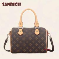 ราคา กระเป๋าทรงหมอน9นิ้ว สะพายข้าง แซนริช กระเป๋าแบรนด์ Sanrich หนัง PU Premium (22264157751)