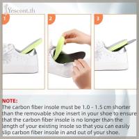 ราคา YESCONT คาร์บอนไฟเบอร์พื้นรองเท้าสําหรับชายวิ่งกีฬาเท้าใส่รองเท้า Breathable แผ่นหญิงกีฬารองเท้า-pad Orthotic รองเท้ารองเท้าผ้าใบ Insoles TH (42769600591)