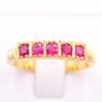ราคา Happy Jewelry แหวนแม่วันทอง แหวนเพชร แหวนทองเพชรแท้ ทองแท้ 37.5% PL156 ฟรีกล่องโบว์ (21560868900)