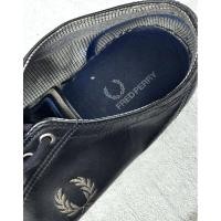ราคา รองเท้า FRED PERRY งานหนังแท้ 10 US 28 cm. โลโก้ปักดิ้นทอง (9614002612)