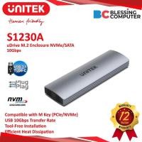 ราคา UNITEK S1230A uDrive M.2 Enclosure NVMe SATA 10Gbps (24297148611)
