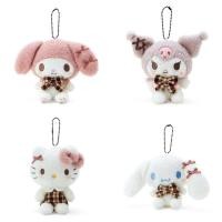 ราคา Sanrio Mocha Grid Series พวงกุญแจตุ๊กตาน่ารัก Kuromi Hello Kitty Melody Cinnamoroll ตุ๊กตาของเล่น (28203682697)